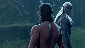 baldur's gate 3 naked gale romance gay scene playthrough