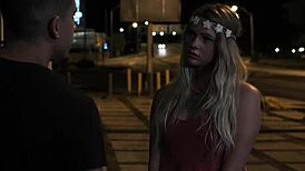 Stranded Teen Roughly Bound and Fucked Outdoors in Bondage