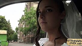 Bride fucks random guy after wedding called off with Amirah Adara in wild action!