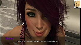 Wvm 113 Chats With Gorgeous Pink Haired Milf, Revealing Big Tits In 3D Anime