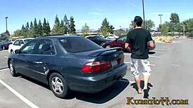 Victoria White sucks juicy blonde cock intensely