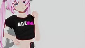 Watch the bratty anime girl ride big black cock?