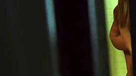 layla london teasing her stepbrother's massive cock with a sensual blowjob