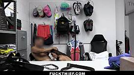 That mall guard totally punished the shoplifter with doggystyle in the garage! 😈