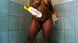 I tease in the shower.