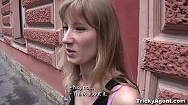 Blond student Sonja feels excited seeking cash through a tricky agent's hardcore interview.