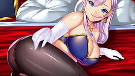 i'm crushing on this adorable hentai girl masturbating