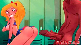 Blonde College Perverts Play Basketball With Big Cocks!