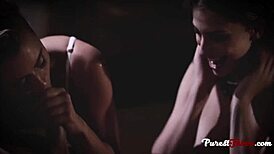 Teen 18+ babe in taboo hardcore sex with man half her age.