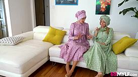 Stewardess Comforts Herself with Stranger's Big Cock