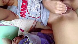 Horny Latina Teen Fingers Wet Pussy For Group!