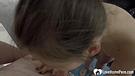 Neighbor sucks me off deep