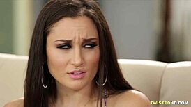 i'm maddy oreilly and gabi paltrova here to save your marriage with our threesome blowjob and big cock action