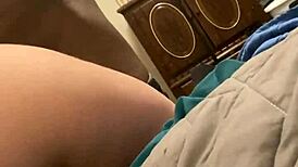 rough lover demolishes white girl's ass in knee highs as she submits