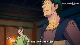 GHOST GIRL TURNS MAN INTO WOMAN AND FUCKS HER IN ANIME FANTASY HENTAI