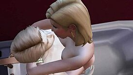 trial ends in FUCK in the bath with alien monster