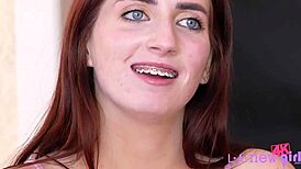 so, tell me about this brunette pornstar on the casting sofa today.