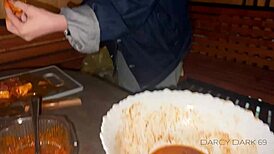 Teacher and student engage in hard fucking with monster cock in the pool