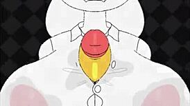 Profe Toriel de Deltarune follada con polla monstruosa tetas y corrida