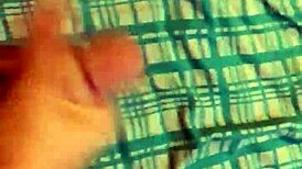 young british twink masturbates to cumshot after gay porn