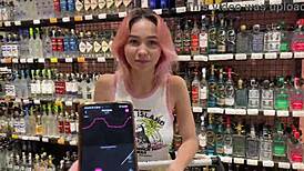 Walking Around the City with a Hidden Vibrator Inside Her