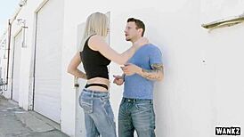 Beautiful blonde Jessa Rhodes rides cock hard!