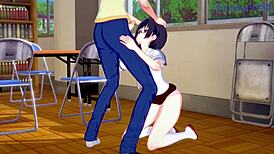 Kasumi Nomura and Olivia and Chisato Higuchi Intense Futanari Sex - Asobi Asobase Hentai