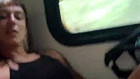 My friend jerks me off while I suck his cock on a crowded train