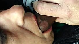 Lisa Gus SUCKS BLACK COCK in INTERRACIAL BLOWJOB