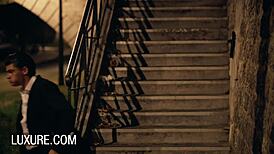 gorgeous babes in wild orgy and anal banging