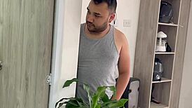 Hard Bareback Action After Shower