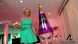 Wow! Cupcake Girl Ashley Graham Nailed By Horny Bday Boy Alex Legend!