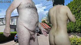 Preview Of Hot Public Cumming Striptease With Agarabas And Olpr