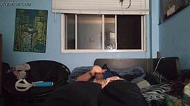 Gay Man Masturbates In Chastity Cage