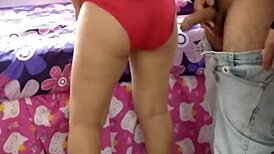 Brother fucks sister secretly at home