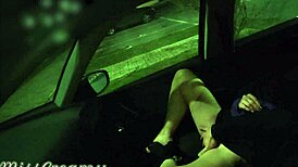 Wife in public car parking with stranger, observed by voyeur - part 1