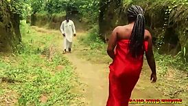 OMG! Ebony Teen 18+ Housewife Bangs Reverend Father!