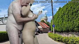 Preview Of Hot Public Cumming Striptease With Agarabas And Olpr