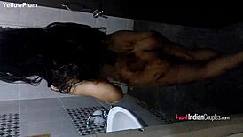 Reenu Bhabhi Strips In Shower, Revealing Tits And Pussy