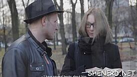 Smashing Nerdy Girlfriend's Pussy In POV Blowjob Session