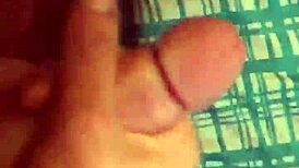 young british twink masturbates to cumshot after gay porn