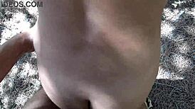 i seduced my horny stepmom into outdoor sex and she made me cum quick