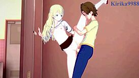 Kasumi Nomura and Olivia and Chisato Higuchi Intense Futanari Sex - Asobi Asobase Hentai