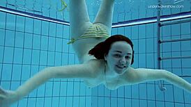 hey lada poleshuk, showing big tits underwater with short hair?