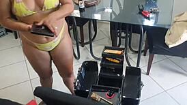 Paty Bumbum Enjoys Christmas With Big Ass Fetish!