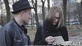 Smashing Nerdy Girlfriend's Pussy In POV Blowjob Session