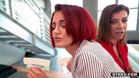 i explore lesbian fun with a mature woman using strapon