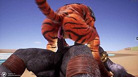 Wildlife: Gay Furrys Engage In Yiff Adventures