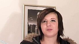 Shy Teen Tanja's First Casting at 19