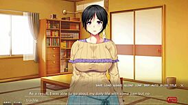 Anime milf housewife in steamy hentai creampie scene from Mesumama 3